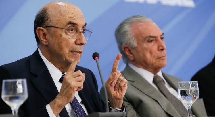 O ministro da Fazenda, Henrique Meirelles, e Temer (Foto: Beto Barata/Presidência da República)