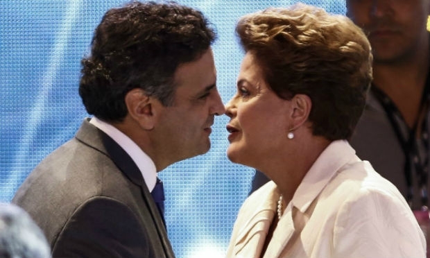 Dilma e Aécio se enfrentarão em quatro debates / Foto: AFP