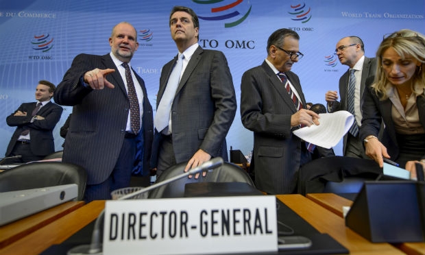  A crise força também o Brasil a repensar a política externa, já que a OMC era a grande aposta do governo. / Foto: AFP