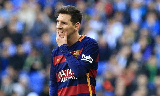 Time de Messi foi melhor, mas não conseguiu a vitória / Foto: AFP