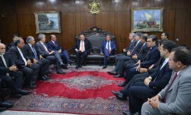 Alckmin esteve e participou de reunião com mais 24 governadores com o presidente do Congresso / Foto: Agência Brasil