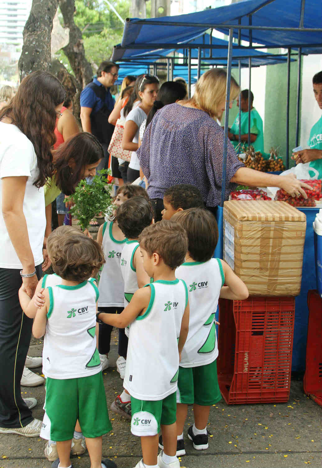 Feira de alimentos orgânicos do CBV é aberta à população (Foto: Divulgação)
