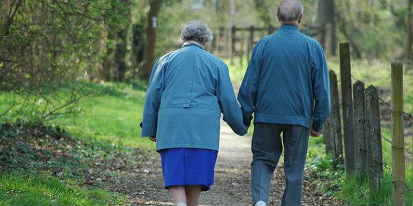 Imagem de casal de idosos passeando em parque (Foto: Free Images)