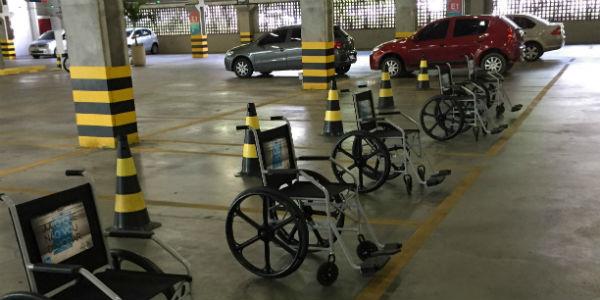 Iniciativa no Plaza Shopping alertará sobre vagas preferenciais para deficientes utilizadas indevidamente no estacionamento do centro de compras (Foto: Divulgação)
