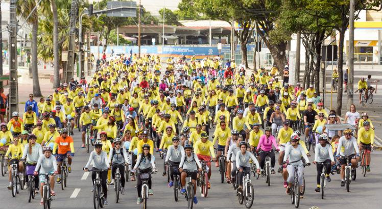 Passeio ciclístico do Hospital de Câncer de Pernambuco acontecerá no dia 9 de abril, com largada no Cais do Alfândega (Foto: Divulgação)