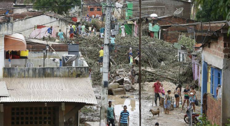 Catende é um dos municípios da Zona da Mata Sul de Pernambuco que estão em situação de calamidade por causa das chuvas (Foto: Diego Nigro/JC Imagem)