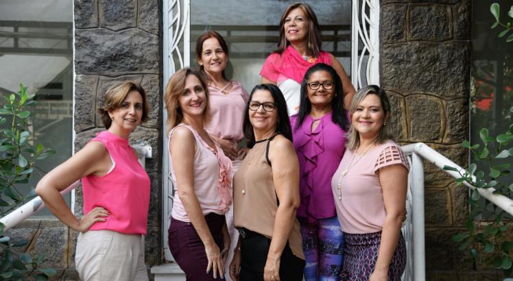 Mulheres que lutam contra o câncer de mama participam da edição 2018 do Guerreiras do Calendário (Foto: Kaká Morais/Divulgação)