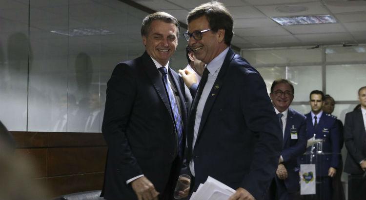 Bolsonaro e Gilson Machado Neto. Foto: Valter Campanato/Agência Brasil
