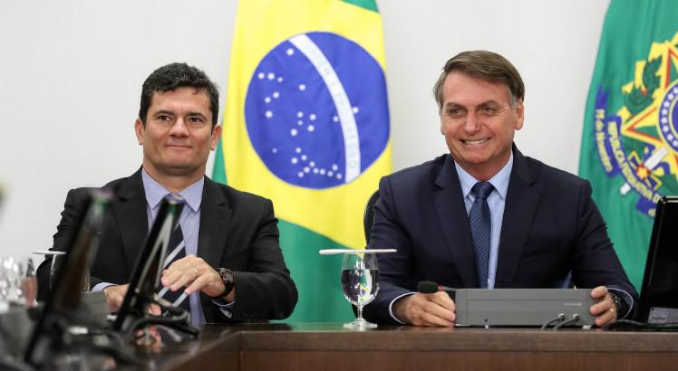 Sergio Moro e Jair Bolsonaro (Foto: Marcos Corrêa/Presidência da República)

