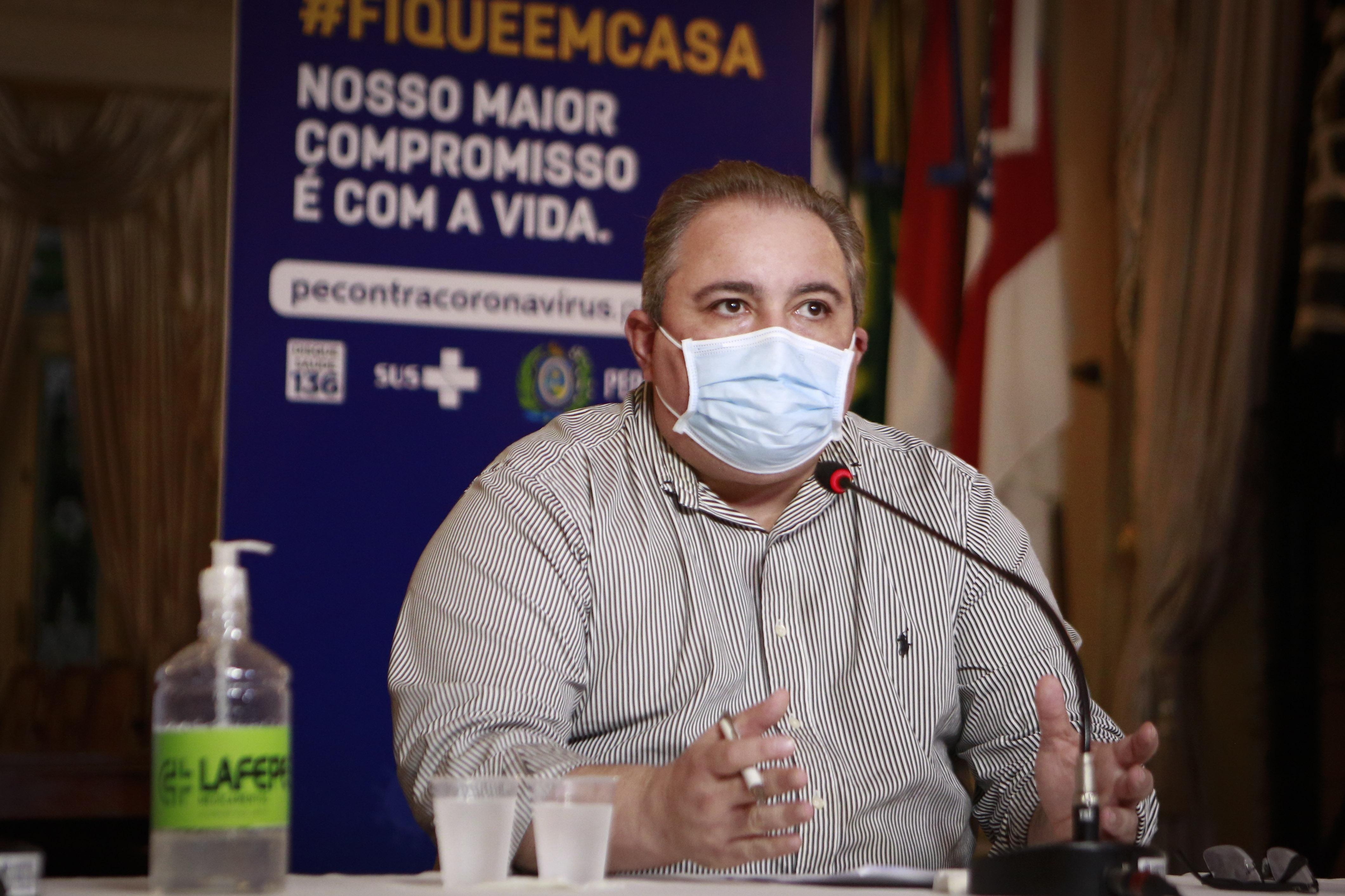 Secretário de Saúde de Pernambuco, André Longo. Foto:  Heudes Regis/SEI 