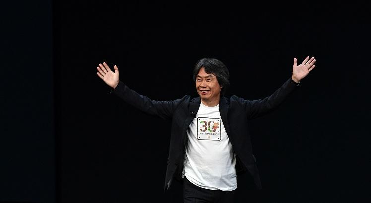 Shigeru Miyamoto, criador de Super Mario Bros. Foto: AFP / Josh Edelson