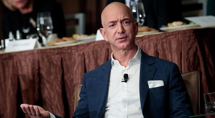 Jeff Bezos, fundador da Amazon.com. Drew Angerer/Getty Images/AFP