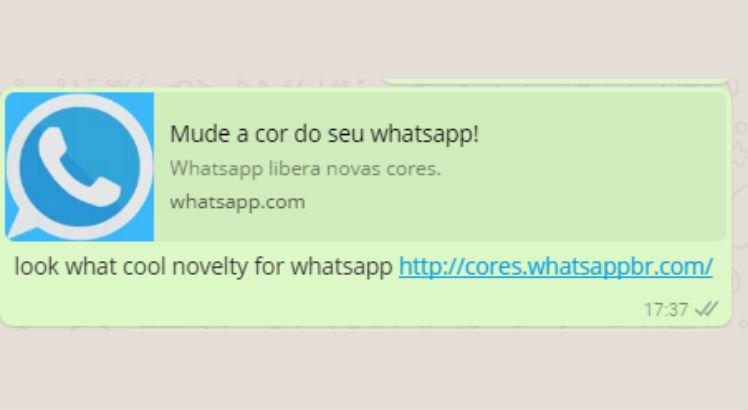 Cores no WhatsApp?