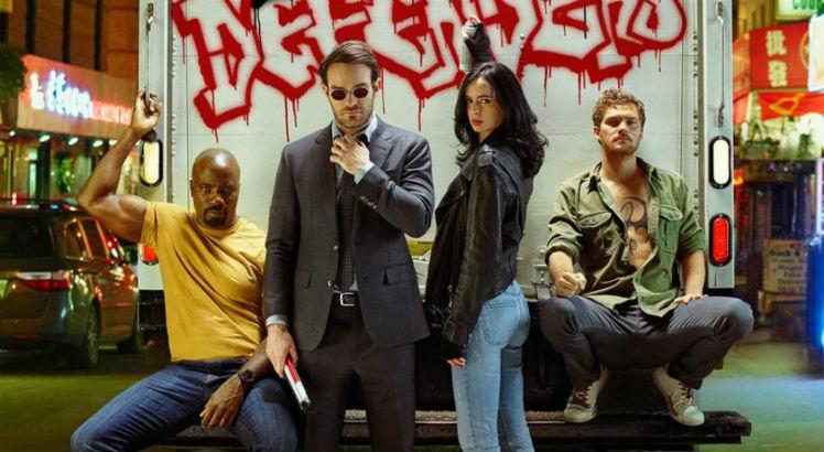 Luke Cage, Demolidor, Jessica Jones e Punho de Ferro já contam com suas próprias séries. Foto: Divulgação/ Netflix