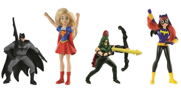 Os clientes poderão escolher entre dez super-heróis exclusivos da DC Comics. Foto: Divulgação