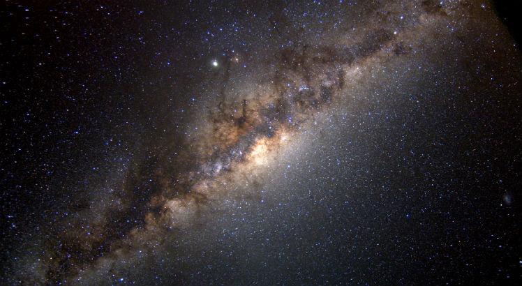 A Via Láctea, vista da Terra. Foto: NASA