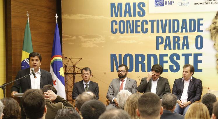 Ministro da Educação Mendonça Filho, no lançamento do programa Nordeste Conectado, no Porto Digital, no Recife. Foto: Sérgio Bernardo/JC Imagem