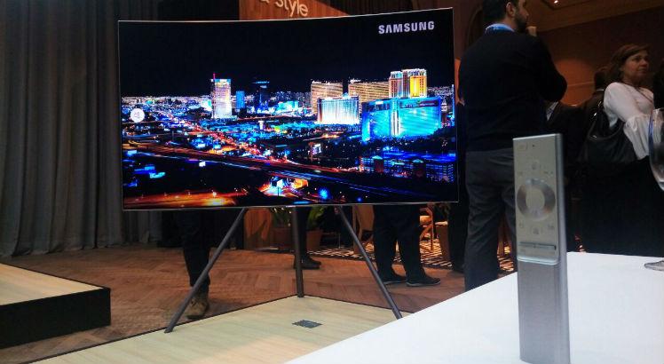 smart TVs Samsung QLED. Foto: Paulo Veras