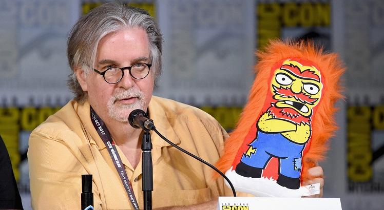 Matt Groening na Comic-Con International 2017. Mike Coppola/Getty Images/AFP