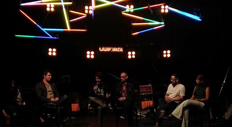 Debate sobre música e tecnologia no lançamento do LabSonica. Foto: Renato Mota/MundoBit