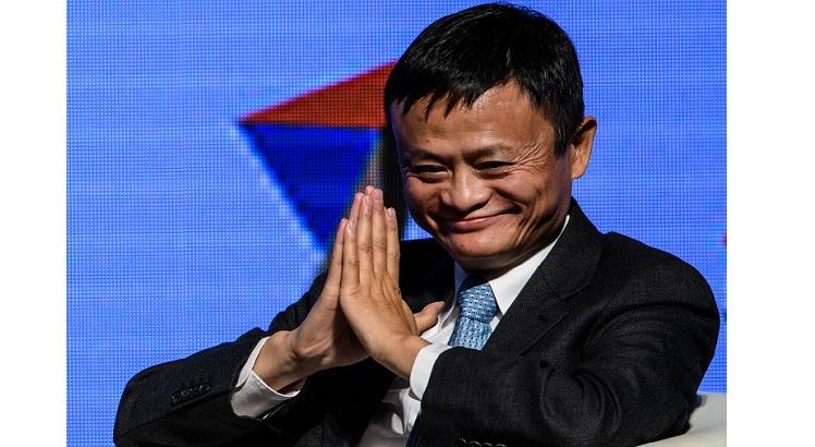 CEO do Alibaba Group,  Jack Ma. AFP PHOTO / Anthony WALLACE