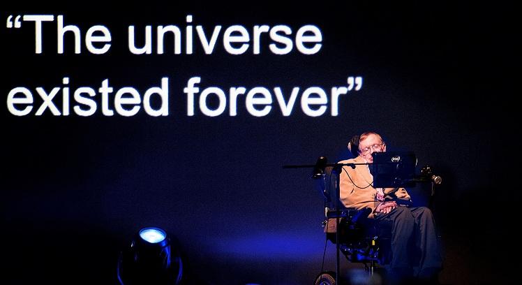 Stephen Hawking numa palestra no Starmus Festival, nas Ilhas Canárias (AFP / DESIREE MARTIN)