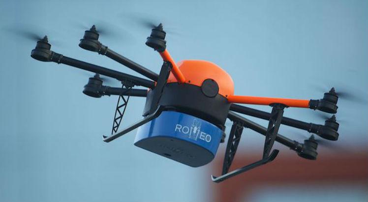 ROMEO, drone usado para a liberação de mosquitos estéreis na natureza - Aiea/ONU/N. Culbert