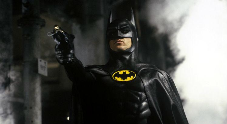 Michael Keaton como Batman, em 1989 (Warner Bros.)