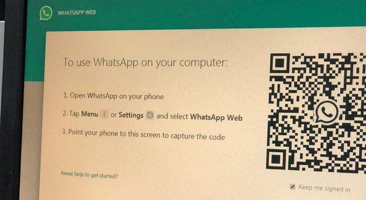 Problema no WhatsApp Web começou na manhã desta sexta-feira (22). Foto: José Matheus Santos/JC 