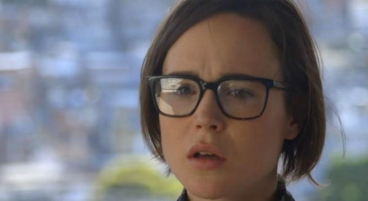 Ellen Page ficou cara a cara com Bolsonaro