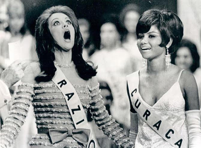  O grito de espanto de Martha ao ser anunciada Miss Universo de 1968 (Foto: O Cruzeiro)