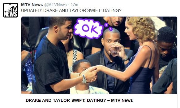 Drake and Taylor: dating?/ Foto: Reprodução/MTV News