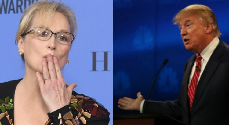 Meryl Streep; Donald Trump - Fotos: reprodução