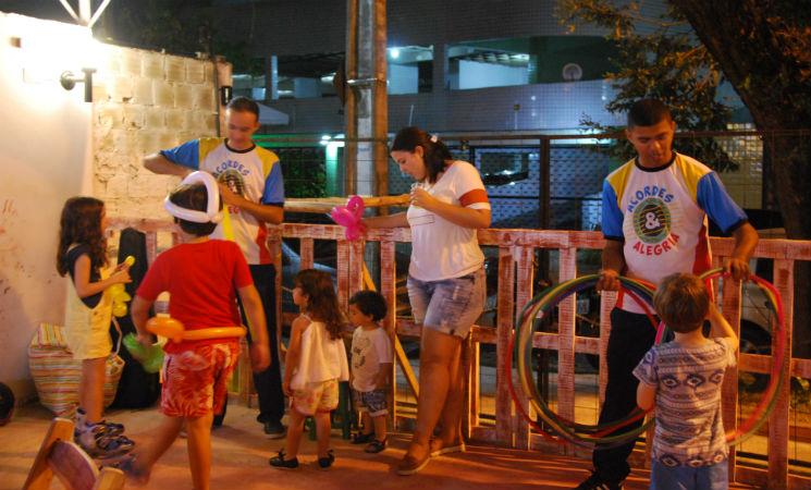 Opção de diversão para as crianças durantes as prévias do Carnaval. Foto: Divulgação.