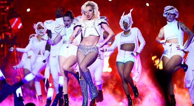 Lady Gaga no Super Bowl 2017 - Foto: reprodução do Instagram