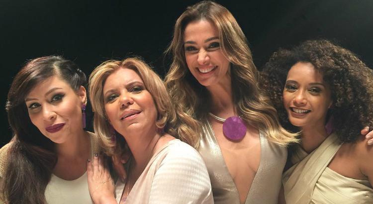Pitty, Astrid Fontenelle, Mônica Martelli e Taís Araújo estão na nova temporada do "Saia Justa" - Foto: reprodução do Instagram
