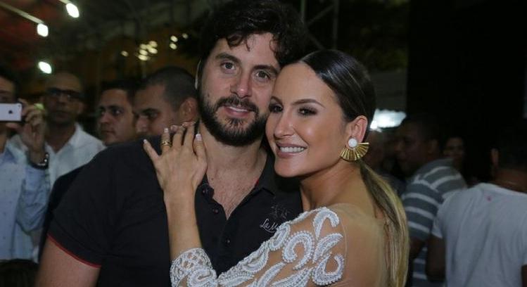 Cláudia Leitte ao lado do marido, Márcio Pedreira. Foto: Reprodução
