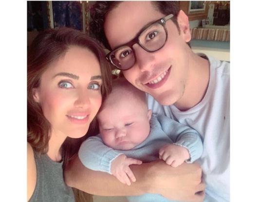 Anahia mostrou o seu bebê a Christian. Foto: Instagram/Reprodução