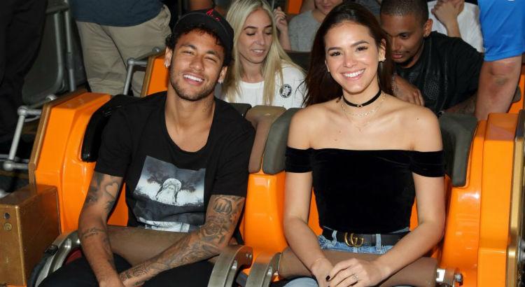 Neymar e Bruna /Foto: Reprodução/Getty Images