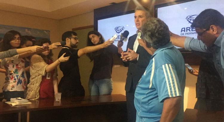 Secretário Felipe Carreras anunciou a novidade em coletiva de imprensa