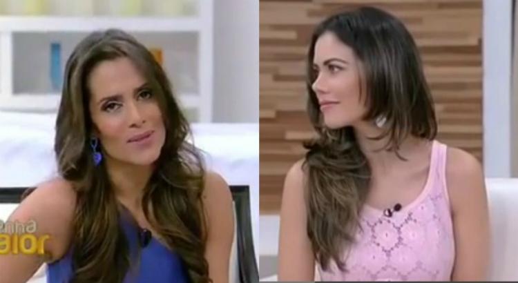 Keila Lima deu cutucada ao vivo em Daniela Albuquerque, durante sua despedida na Rede TV! - Imagens: reprodução
