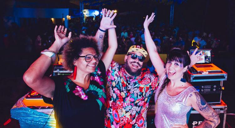 DJ Lala K, Mozart e Allana Marques /Foto: Divulga&ccedil;&atilde;o/Lana Pinho