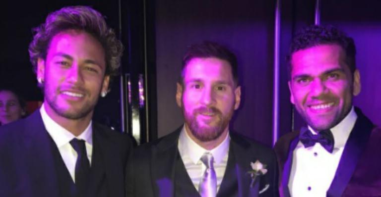 Neymar, Messi e Daniel Alves /Foto: Reprodução/Instagram