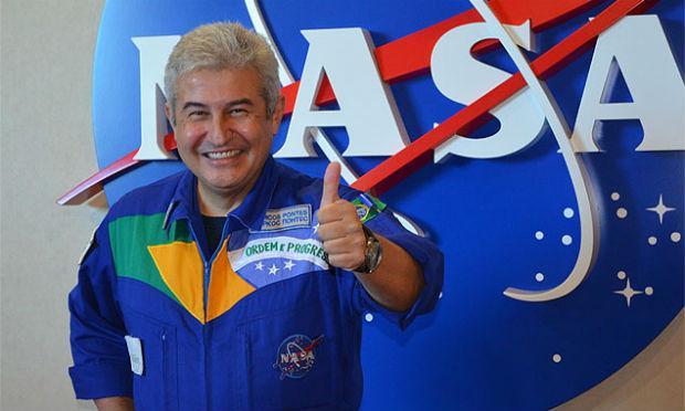 O primeiro astronauta brasileira a viajar no espaço. Foto Divulgação