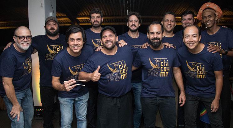 Time de chefs presente no aniversário do Chicama - Foto: Luiz Fabiano / Divulgação
