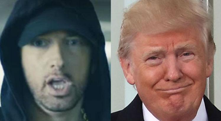 Eminem x Trump - Foto: Reprodução