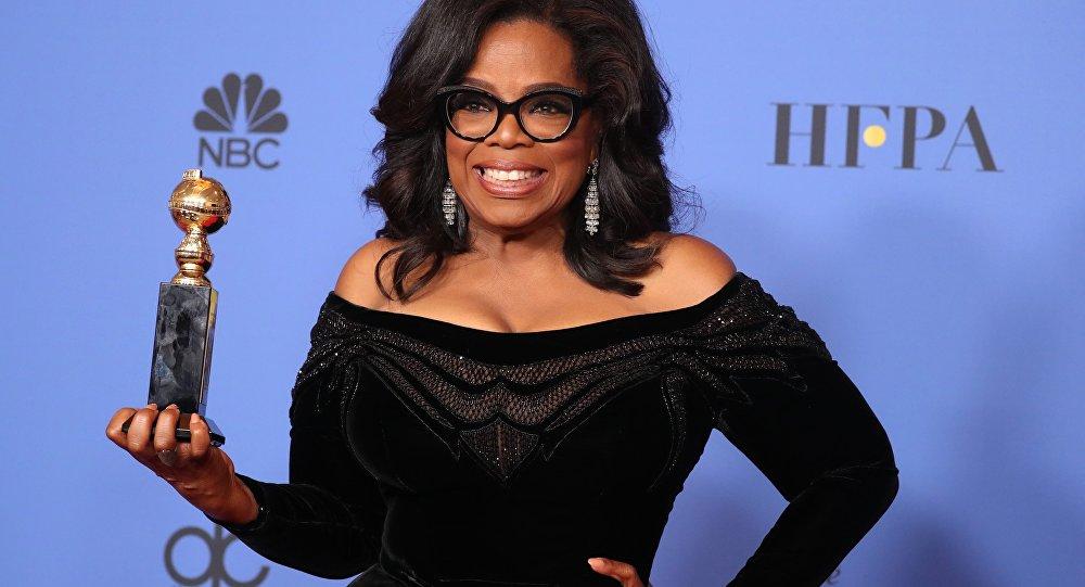 Oprah faz belo discurso no Globo de Ouro e já é apontada como candidata em 2020 (Imagem: Reprodução)