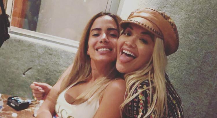 Anitta e Rita Ora (Imagem: Reprodução/ Instagram)