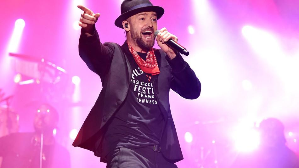 Justin Timberlake fez o show de intervalo da competição - Crédito: Reprodução