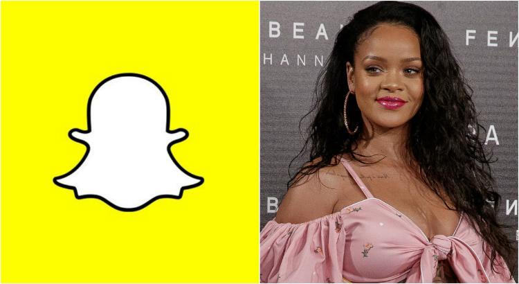 Snapchat publicou brincadeira com caso de agressão envolvendo Rihanna (Imagens: Reprodução)
